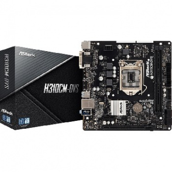 Материнская плата ASROCK H310CM-DVS, LGA 1151v2, Intel H310C, mATX
