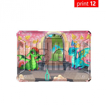 Планшетный компьютер BQ BQ-1077L Armor PRO LTE Print 12 Чёрный