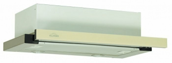 Вытяжка Elikor Интегра 60Н нерж/бежевое стекло