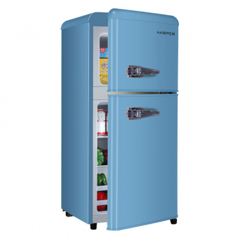 Холодильник HARPER HRF-T140M синий