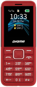 Мобильный телефон Digma C171 красный