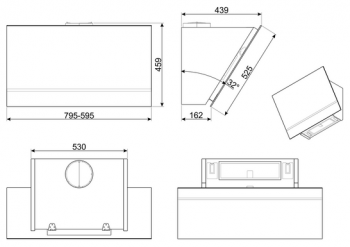 Вытяжка SMEG KV26P