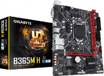 Материнская плата GIGABYTE B365M H, LGA 1151v2, Intel B365, mATX
