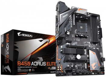 Материнская плата GIGABYTE B450 AORUS ELITE, SocketAM4, AMD B450, ATX