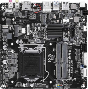 Материнская плата GIGABYTE GA-H310TN-R2, LGA 1151v2, Intel H310, mini-ITX, Ret
