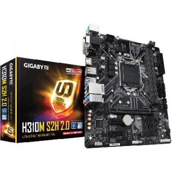 Материнская плата GIGABYTE H310M S2 2.0, LGA 1151v2, Intel H310C, mATX