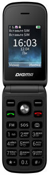 Мобильный телефон Digma VOX FS240 черный