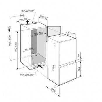 Холодильник встраиваемый Liebherr ICBNSe 5123-20