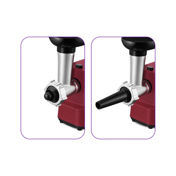 Мясорубка Kitfort КТ-2125 красный/черный