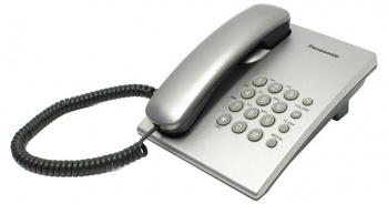 Телефон проводной Panasonic KX TS 2350 RUS Серебристый
