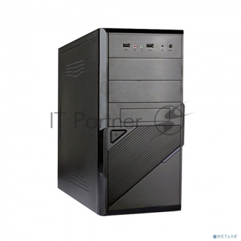 Компьютерный корпус Exegate EX284018RUS Minitower BA-201 Black, mATX, <AA350, 80mm>, 2*USB, Audio