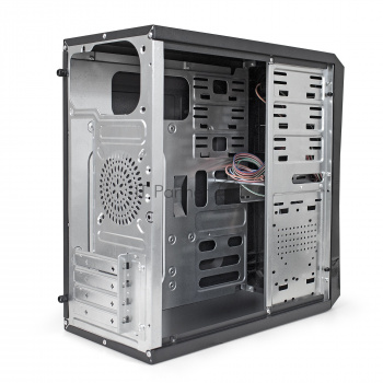 Компьютерный корпус Exegate EX284024RUS Minitower BA-202 Black, mATX, <AA400, 80mm>, 2*USB, Audio