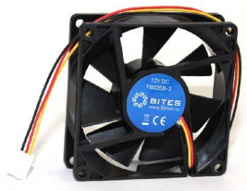Система охлаждения 5BITES F8025B-3 80X80X25 / BALL / 2000RPM / 23DBA / 3P