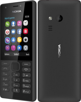 Мобильный телефон Nokia Nokia 216 DS Чёрный