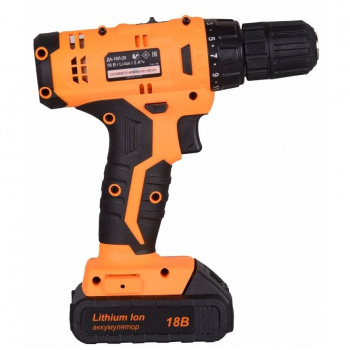 Дрель-шуруповерт ВИХРЬ ДА-18Л-2к (72/14/9)