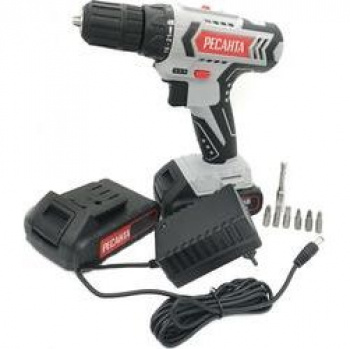 Дрель-шуруповерт Ресанта ДА-14-2ЛК кейс