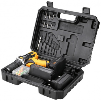 Дрель DEKO DKCD 20 FU-Li 20v 2*2.0Ah Li-Ion + 063-4093