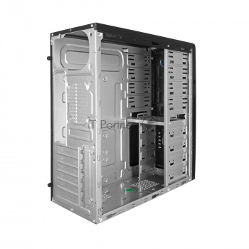 Компьютерный корпус Miditower Exegate CP-601 Black, ATX, <без БП>, 2*USB, Audio