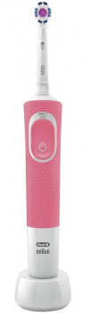 Зубная щетка Oral-B Vitality 100 3D (D100.413.1) White Pink