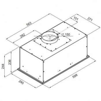 Вытяжка Maunfeld Crosby Power 60 белый