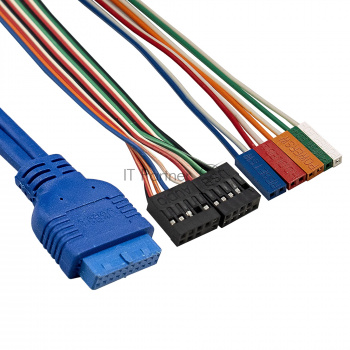 Компьютерный корпус Miditower Exegate UN-604 Black, ATX, <без БП> 2*USB+2*USB3.0, Audio