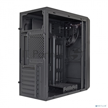 Компьютерный корпус Miditower ExeGate XP-332 Black, ATX, <XP450, Black,120mm>, 2*USB, Audio