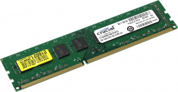 Оперативная память CRUCIAL 8GB DDR3 1600MHZ PC3-12800 (CT102464BD160B)