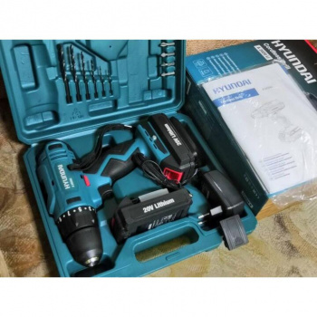 Дрель-шуруповерт Hyundai A 2020Li (кейс в комплекте)