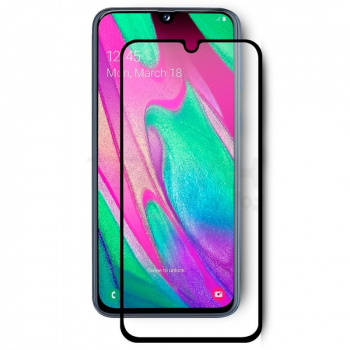 Защитное стекло - для Samsung A405 (A40 2019) Full Glue Premium Чёрный