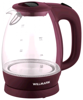 Чайник электрический WILLMARK WEK-1705GС Красный