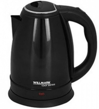 Чайник электрический WILLMARK WEK-1808SS Черный глянцевый