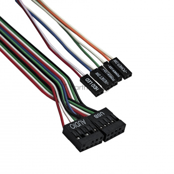 Компьютерный корпус MiniITX Exegate MI-207 Black, miniITX/mATX, <без БП>, 2*USB, Audio