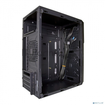 Компьютерный корпус Minitower Exegate BAA-103 Black, mATX, <AAA350, 80mm>, 2*USB, Audio
