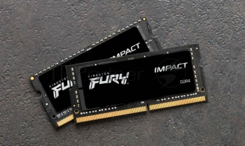 Оперативная память Kingston Fury Impact, DDR4, 32GB (2x16GB), 3200MHz, CL20, SO-DIMM