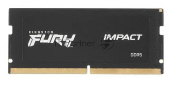 Оперативная память Kingston Fury Impact, DDR5, 16GB (1x16GB), 4800MHz, CL38, SO-DIMM