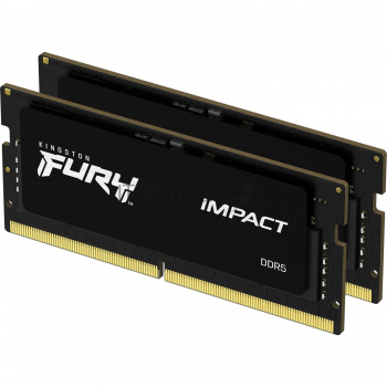 Оперативная память Kingston Fury Impact, DDR5, 32GB (2x16GB), 6000MHz, CL38, ECC SO-DIMM