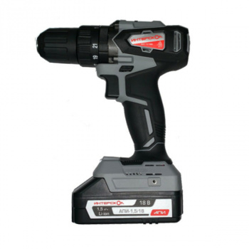 Дрель-шуруповерт Интерскол ДАУ-13/18ВК кейс