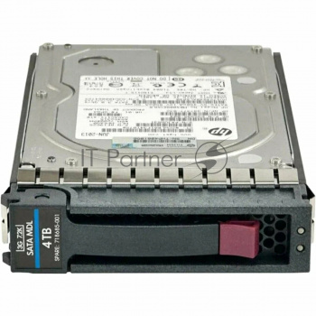 Жесткий диск HPE 4Tb 3.5"  SATA 7200rpm 3.0Gb per second transfer rate