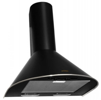 Вытяжка Elikor Эпсилон 60П черный/серебро