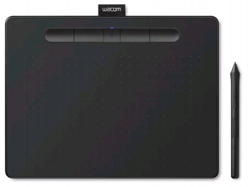 Графический планшет Wacom Intuos M Bluetooth Black (CTL-6100WLK-N)