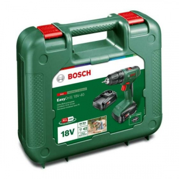 Дрель-шуруповерт Bosch Easydrill 18V-40 (2x 1,5Aч) + AL18V