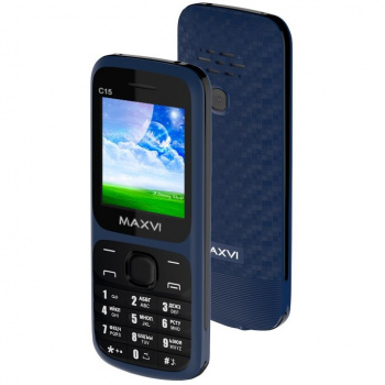 Мобильный телефон Maxvi C15 Синий/черный