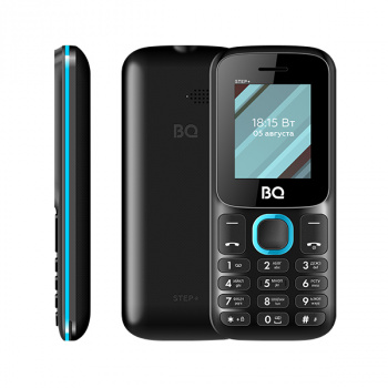 Мобильный телефон BQ BQM-1848 Step+ черный/синий