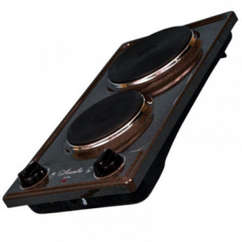 Плита Отдельностоящая Лысьва ЭПБ 22 коричневый/рябчик