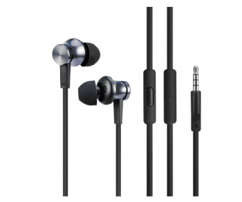Гарнитура проводная Xiaomi Mi In-Ear Headfones Basic Серебристый