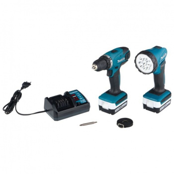 Шуруповерт Makita DF347DWLE аккум.