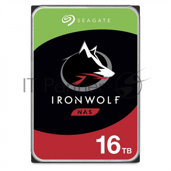 Жесткий диск HDD 16Tb Seagate IronWolf ST16000VN001 3.5" SATA 6Gb/s 64Mb 7200rpm для NAS