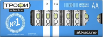 Батарейка Трофи LR6-10 box 10шт