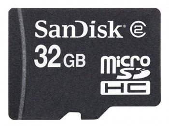 Карта памяти Sandisk micro SDHC 32 Gb Class 4