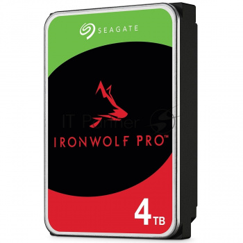 Жесткий диск Seagate 3.5"; 4TB IronWolf Pro NAS ST4000NT001 SATA 6Gb/s, 7200rpm, 256MB,